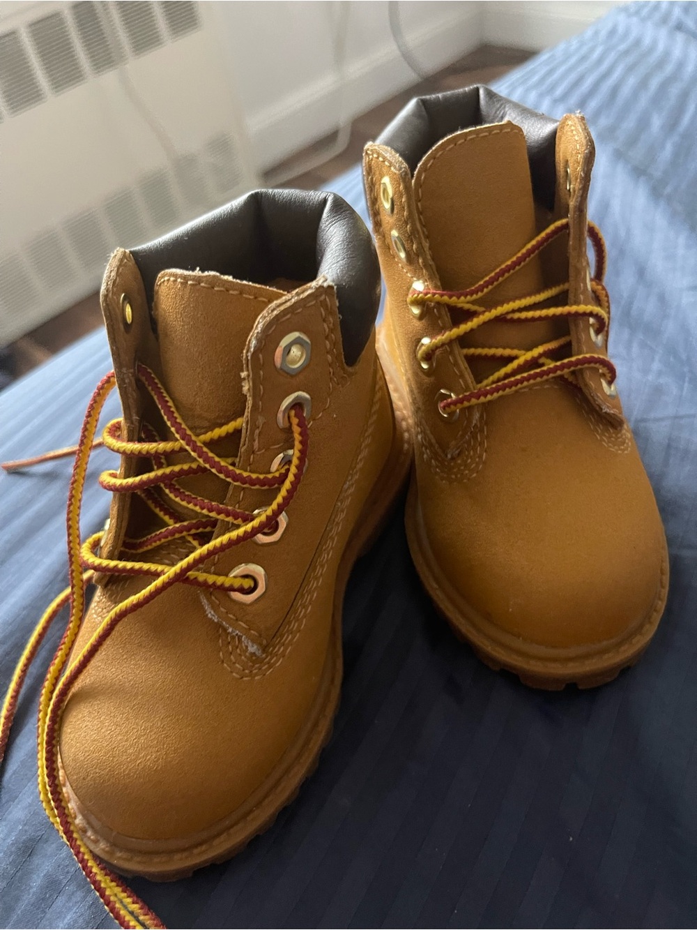 Timberland Kids Wheat Lace-Up Hiking Boots